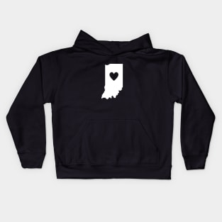 Indiana (white) Kids Hoodie